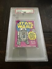 Vintage 1977 Topps Star Wars 3rd Series Sealed Unopened Wax Pack PSA 9 picture