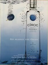 2004 Ciroc Snap Frost Vodka Fine French Grapes Underwater Blue Vintage Print Ad picture