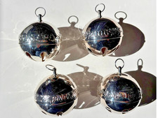 WALLACE Silver Plated Sleigh Bells, 2010, 2012, 2021, & 2023 (Set of 4). EUC. picture