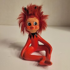Vintage Enesco 1950s Valentines Rita The Red Imp Devil Figurine Original Label picture