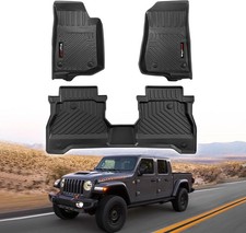 for 2020-2025 2026 Jeep Gladiator JT Floor Mats All Weather TPE Protection Mat f picture