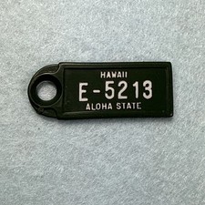 Vtg 1960’s Hawaii DAV Disabled American Veterans License Plate Key Tag E-5213 picture