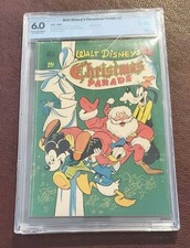 WALT DISNEYS CHRISTMAS PARADE #2  DELL COMICS 1950,CBCS 6.0 ( QUITE POSSIBLY THE picture
