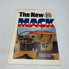 1973 Mack R Model Truck Sales Brochure New Driver Improved Cab Interior Vintage picture