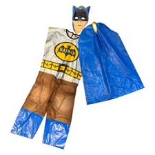 Vintage 1973 Ben Cooper Batman Halloween Costume Mask Cape Medium 8-10 DC Comics picture