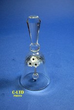 Vintage Swarovski Crystal :  Small DINNER or Table BELL  ...  1987 with Box picture