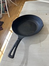Vintage Cast Iron 9 Inch Chef Skillet Pan Made in USA Unmarked Wagner picture