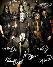SLIPKNOT BAND SIGNED REPRINT AUTOGRAPHS HEAVY METAL ROCK 8