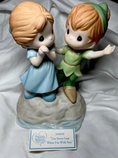 Precious Moments “I’m Never Lost When I’m With You” Disney Peter Pan With Card picture