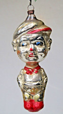 Antique Vintage Blown Glass Smitty Boy Figurine Christmas Ornament Germany picture