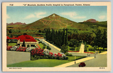 Tucson, Arizona - A Mountain Southern Pacific Hospital - Vintage Postcard picture