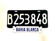 Rare Original BAHIA Blanca Argentina Automobile License Plate Argentine - #F-2 picture