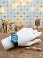 Vintage 1984 Disney Happy Birthday Donald Duck Digital Watch 50th Anniversary picture