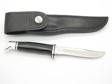 Vintage 1972-86 Buck 102 3 Three Liner Woodsman USA Fixed Blade Hunting Knife picture