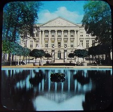 Glass Magic Lantern Slide BRUSSELS CHAMBER OF DEPUTIES C1890 PHOTO  picture