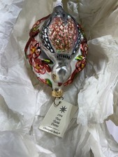 Vtg 1994 Christopher Radko Two Turtle Doves Glass Ornament Limited Ed 9398 picture