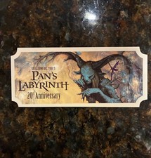 (1) Pan's Labyrinth 20th Anniversary Commemorative Ticket - Guillermo del Toro picture