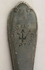 Vintage Souvenir Spoon Collectible Hotell Hotel Neptun Dubrovnik Croatia 4.75” picture