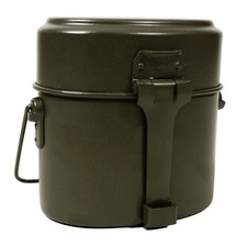 Original Italian Army 3-piece Mess Tins - New - Military Camping Surplus Cans picture