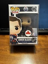 Funko Pop Hockey: Connor McDavid Blue Jersey Canada Exclusive #05 W Protector picture