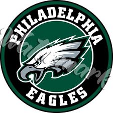 Philadelphia Eagles Circle Logo Sticker / Vinyl Decal 10 sizes picture