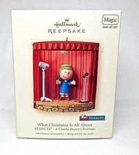 2007 Hallmark Keepsake Ornament Peanuts Linus What Christmas Is All About Tested picture
