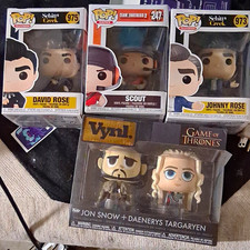 Funko Pop Mixed Lot Boxed Vinyl: Schitt's Creek 973/975 + GoT Vynl picture