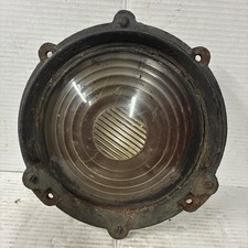 Antique Railroad Train Crossing Signal With Lens See Description picture