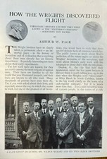 1910 How the Wright brothers Discovered Flight illustrated picture