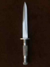 HANDMADE 5160 SPRING STEEL ANGUS ARBUCKLE ARA COMBAT KNIFE REPLICA WITH SHEATH picture