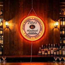 US STOCK Tito's Handmade Vodka LED Neon Sign 16