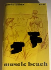 MUSCLE BEACH -1981 NO AUTHOR- FINLAND BOOKS- VINTAGE PULP NOVEL GAY INTEREST picture