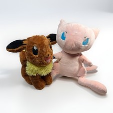 Build A Bear Pokemon Mew & Eevee 16” Plush 2021 W/ Sound Tested Working HTF picture