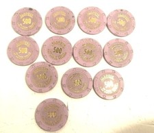 VINTAGE ALADDIN CASINO CHIP $500 TOURNAMENT NCV LAS VEGAS NV GAMBLE FUN GAME picture