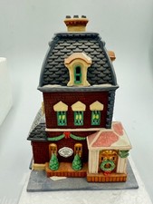 Dept 56 HABERDASHERY (Men's Clothing Store) Christmas In The City 1992 Box Light picture
