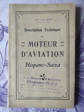 1923 TECHNICAL DESCRIPTION OF THE HISPANO-SUIZA AERO ENGINE AVIATION ENGINE picture
