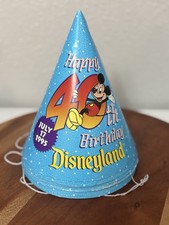 Vintage Disneyland 40th Anniversary Party Hats 1995 Lot Of 7 picture