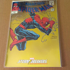 SDCC Blind Bag Spider-Man #20 Stormbreakers by Netho Diaz Gold Foil 1/100 Made picture