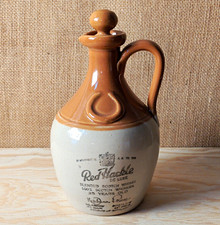 Vintage 1950s Red Hackle De Luxe 25 Yr Scotch Stoneware Jug 9