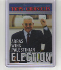 2005 TOPPS CHRONICLES MAHMOUD ABBAS ELECTED CARD picture