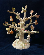 Lenox Autumn Delights Tree Ivory China Hanging Ornament 2005 - 10 Ornaments picture