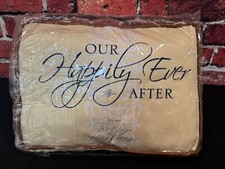 Disney DCL Fairy Tale Weddings and Honeymoons Happily Ever Pillow DAMAGE picture