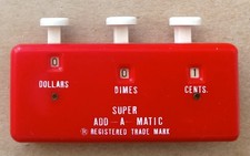 Vintage Super ADD-A-MATIC Grocery Calculator w/cost comparer picture