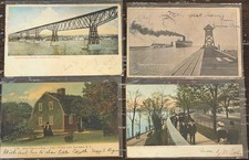 4 Vintage Postcards From 1904 & 1905 picture