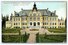 1909 University Washington Administration Building Seattle Washington Postcard picture