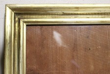 ANTIQUE FITS 8 X10 VICTORIAN PICTURE FRAME LEMON GOLD GILT ORNATE WOOD PRIMITIVE picture