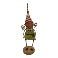Vintage Lori Mitchell Tootsie Twinkle Girl Elf Statue Figurine Xmas picture
