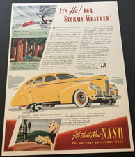 Yellow 1939 Nash