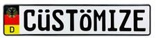 Custom German Coat of Arms License Plate picture