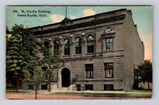 Grand Rapids MI-Michigan, St Cecelia Building, Antique, Vintage c1919 Postcard picture